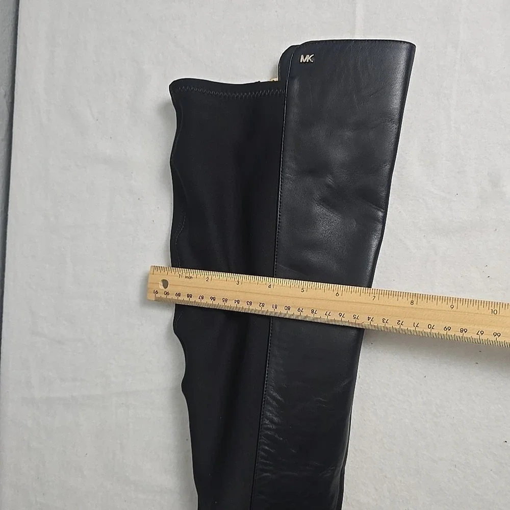 Michael Kors‎ Ridley Riding Boots Womens 10 Black Leather